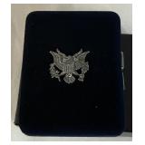 1996 P-American Eagle One Ounce Proof Silver Bullion Coin - original package with COA