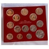 2012 uncirculated P & D us mint coin set OGP (28 coins) - original pacakge with COA and envelope