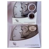 2014 50th Anniversary Kennedy Half Dollar 2 Coin Uncirculated Set - original package with COA