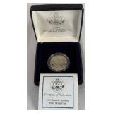 1999 Susan B. Anthony Proof Dollar Coin - original package with COA