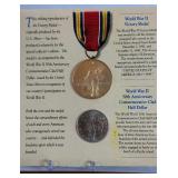 1995 1995 World War II 50th anniversary Coin and Victory Medal Set US Mint - original package with COA