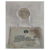 1982 S-George Washington Half Dollar Silver Proof, 250th Anniversary Coin - just the coin in a protective plastic case