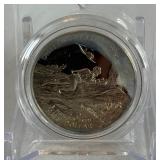 1995 1991-1995-P World War II 50th Anniversary Proof Clad Half Dollar  - just the coin in a protective plastic case