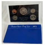 1971 Proof Set - original package with COA