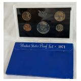 1971 Proof Set - original package with COA