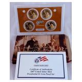 2007 Presidential $1 Coin Proof Set - original package with COA