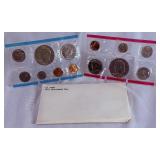 1973 uncirculated P & D us mint coin set OGP - original gov