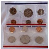 1984 uncirculated P & D us mint coin set OGP - cello wrap only