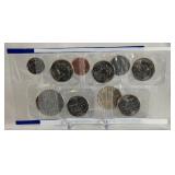 2002 uncirculated P & D us mint coin set OGP (20 coins) - original pacakge with COA and envelope