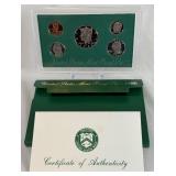 1996 Proof Set - has external case, good shape