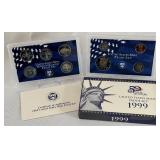 1999 Proof Set - original package with COA