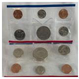1985 uncirculated P & D us mint coin set OGP - cello wrap only