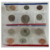 1989 uncirculated P & D us mint coin set OGP - cello wrap only, with fire damage