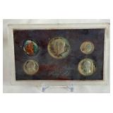 1987 Proof Set - some fire damage