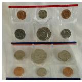 1990 uncirculated D only us mint coin set OGP - cello wrap only