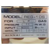 Rinnai "The Yakitori" Infrared Super Broiler Grill and Space Heater