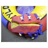 Towable Tube and Life Jacket