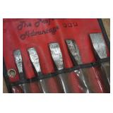 T&E Tools 5 Piece Long Cold Chisel Set