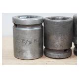 3/4" Drive Impact Sockets - 15/16"-2-3/16"