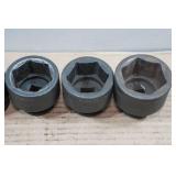 Klutch 3/4" Drive SAE Impact Sockets - 1-1/16"-1-7/8"