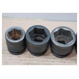 Klutch 3/4" Drive SAE Impact Sockets - 1-1/16"-1-7/8"