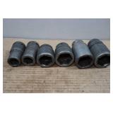 Snap-On Tools 3/4" Drive Sockets - 7/8"-1-7/16"