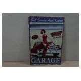 Novelty Metal Sign - Full Service Garage