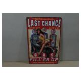 Novelty Metal Sign - Last Chance Gas