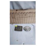 Pair of Belt Buckles-50 yrs Service and EACO