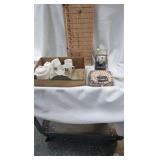 Shell Trinket Box, Tea Set, Painted Egg Décor