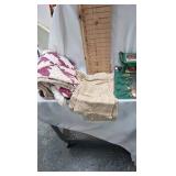 Lap Quilt-Crochet Doilies-Christmas Decorations