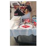 Coke Pocelain Pitcher, tray, Die Cast, Etc