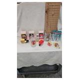 Coke Salt/Pepper Shakers and S/P Shaker Caddy