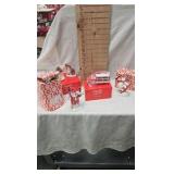 Coca Cola Bears and Snow Village Delivery Truck and Men