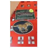 Heinekin and Horse Belt Buckles