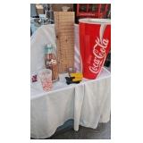 Coca Cola Fountain Advertising(movie theatre?), Cast Iron Delivery Truck