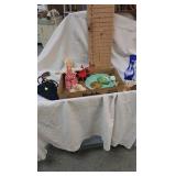 Mary Gregory Vase and Various Vintage