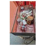 Storage Locker w/mis Coke Memorbilia