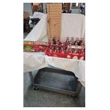 Coke Crate with Coke Collectibles