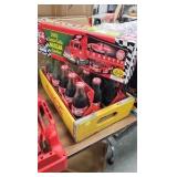 Coke Wood Crate, Bottles, 2002 Nascar Carrier