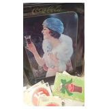 Coca Cola Trays and Tins w/fFinal Four Pin, Postcards