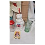 Coca Cola Sugar Shaker w/box, Santa Snow Globe by Hallmark