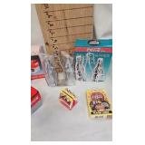 Coke Salt/Pepper Shakers and S/P Shaker Caddy