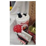 Coke Sata Figure, Bottles, Stapler