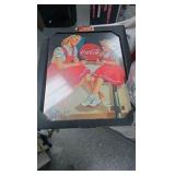 Coca Cola Picture, trays, action bank, stuffie
