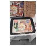 Coke Trays/Plate/Boby Labonte Coke Bobble Head w Box