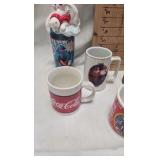 Coca Cola Cup Lot with tin Cup/Train Car. Era Mug w/box