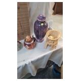 Frog Basket, vases, Planters, Misc