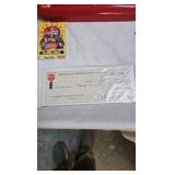 Coca Cola Memorbillia including Vintage Check