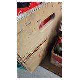 Coke Wood Crate w Bottles